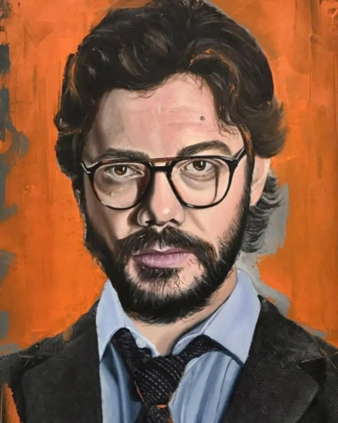 The Professor painting
