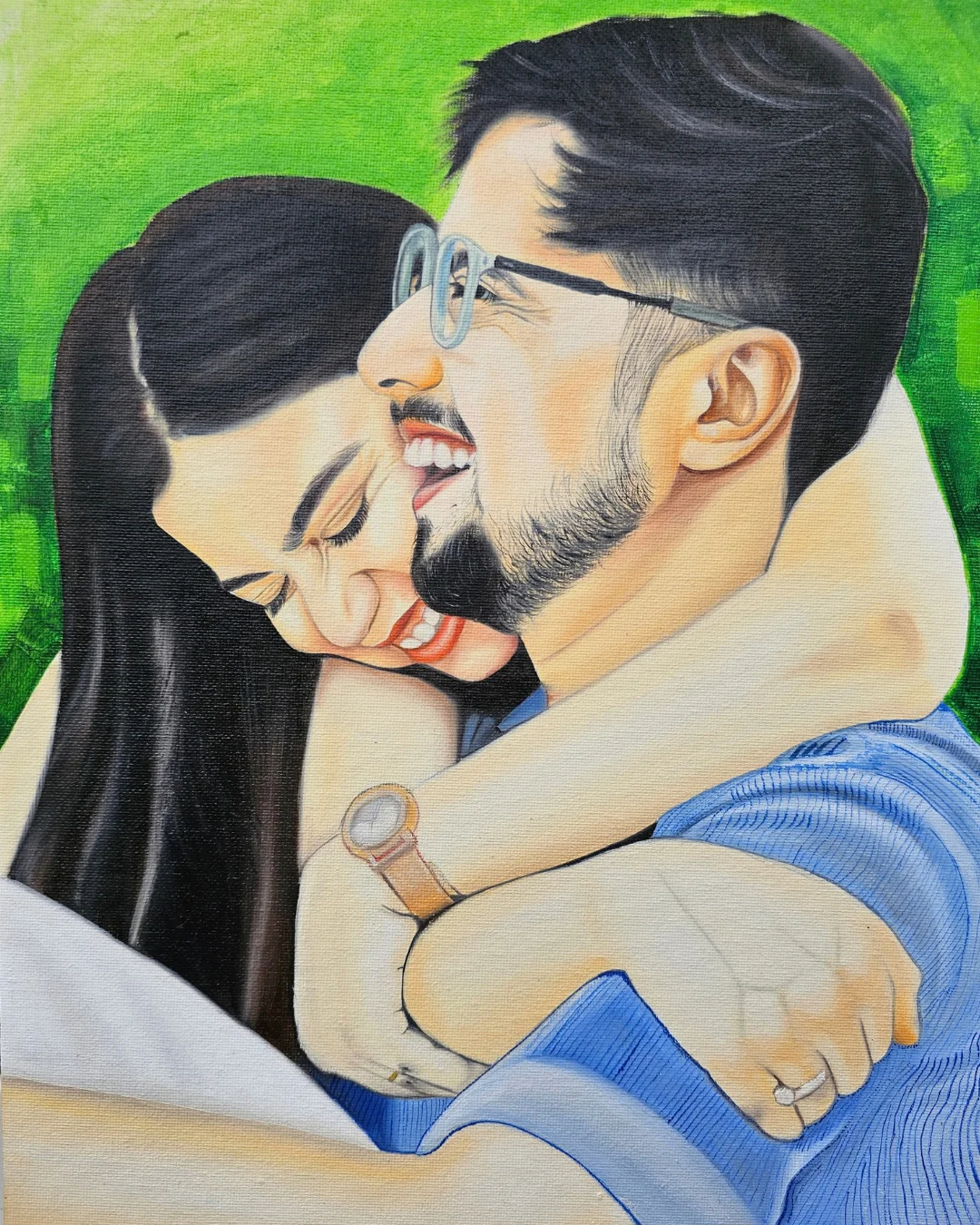 couple painting