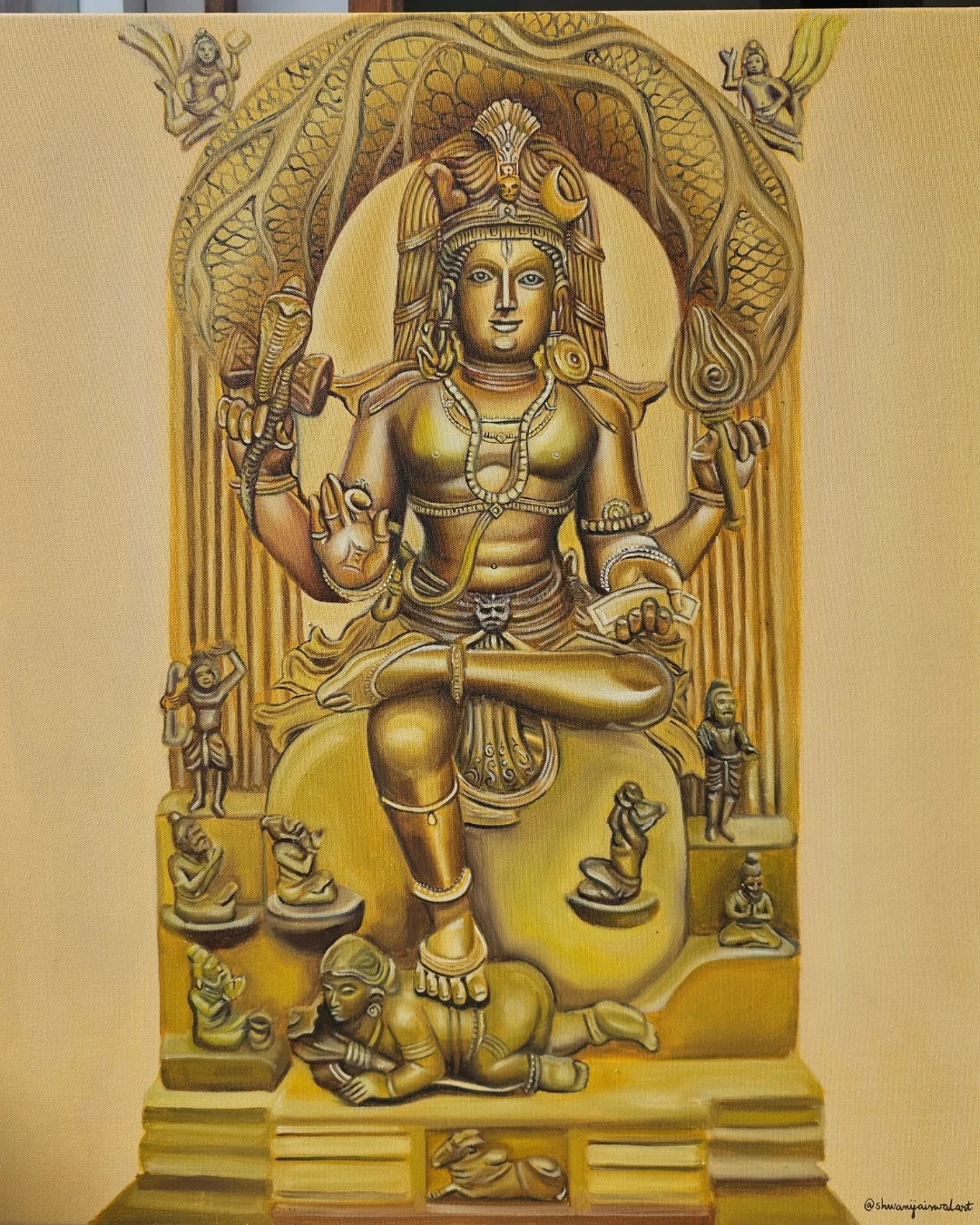 dakshinamurthy painting